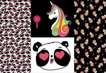 Ilustración - Pandas & Unicornios
